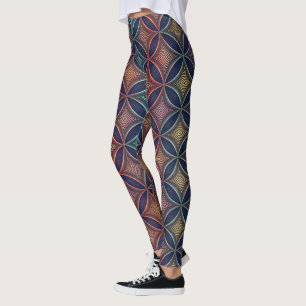 Iridiscerende 3D Vormveranderende Vormen Naadloz Leggings