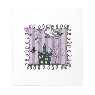 Iridiscerende Coquette Halloween Notitieblok
