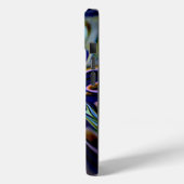 Iridiscerende Energie Stroom Fractale Kunst Case-Mate iPhone Case (Achterkant / Links)