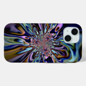Iridiscerende Energie Stroom Fractale Kunst Case-Mate iPhone Case (Achterkant (horizontaal))