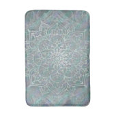 Iridiscerende Glans Mandala Boho Chic Badmat (Voorkant Verticaal)