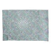 Iridiscerende Glans Mandala Boho Chic Kussensloop (Voorkant)