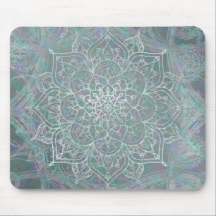 Iridiscerende Glans Mandala Boho Chic Muismat