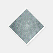 Iridiscerende Glans Mandala Boho Chic Servet (Hoek)