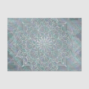Iridiscerende Glans Mandala Boho Chic Tissuepapier