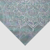 Iridiscerende Glans Mandala Boho Chic Tissuepapier (Detail)