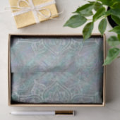 Iridiscerende Glans Mandala Boho Chic Tissuepapier (Geschenk)