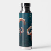 Iridiscerende Glas Octopus Kunst | Diepzee Fantasi Waterfles (Rechts)