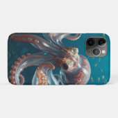 Iridiscerende Glas Octopus Kunst | Diepzeeleven Case-Mate iPhone Case (Achterkant (horizontaal))
