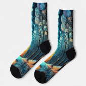 Iridiscerende Kerstmis Droom 🎄 Lichtgevende Kerst Sokken (Links)