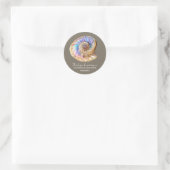 Iridiscerende Kongschelp Trouw Trouw Sticker (Tas)