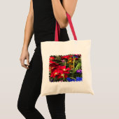 Iridiscerende lente boodschappentas tote bag (Voorkant (product))