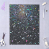 Iridiscet abstract glas-in-loodpatroon tissuepapier (Craft)