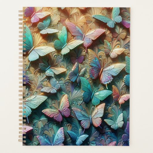 Iridiscuente Vlindertuin Planner (Voorkant)