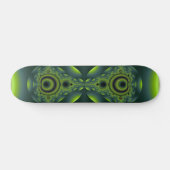 Iridiserend groene fractale skateboarddeck skateboard (Horizontaal)