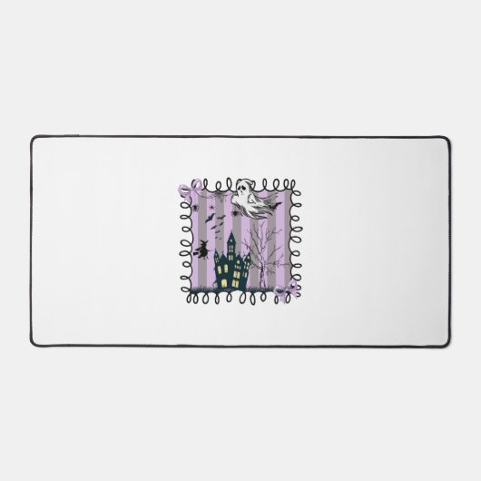 Iridiserende Coquette Halloween Bureaumat (Voorkant)