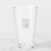 Iridiserende Coquette Halloween Glas (Achterkant)