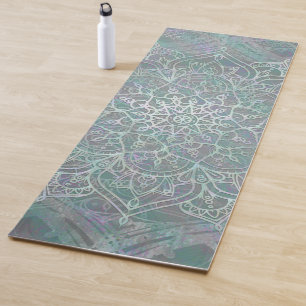 Iridiserende Glans Mandala Boho Chic Sport Yogamat