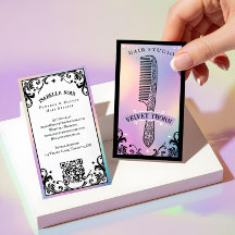 Iridiserende holografische kapsalon schoonheidssal