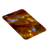 Iridiserende oranje vuuropaal magneet (Rechterzijde)