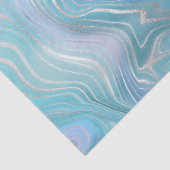 Iridiserende regenbooggradiënt en zilverfolie stra tissuepapier (Detail)