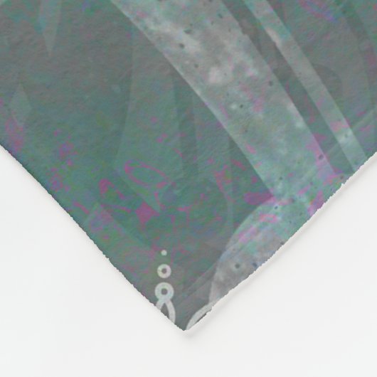 Iridiserende Schitterende Mandala Boho Chic Fleece Deken (Hoek)