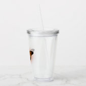 Iridiserende vlinder acryl drinkbeker (Links)