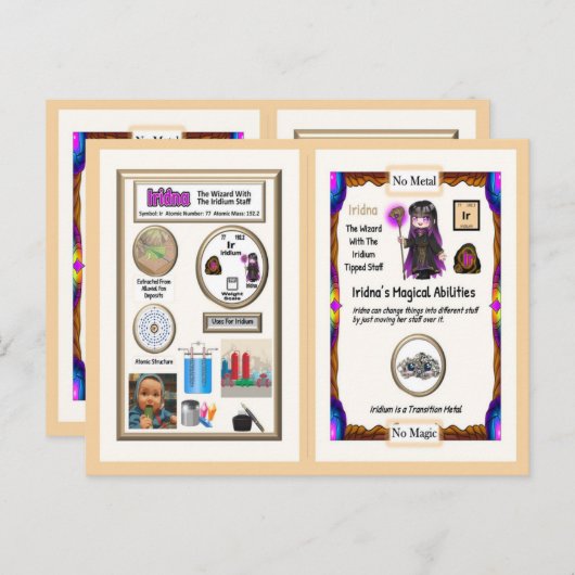 Iridna - Iridium Trading Kaart (Voorkant / Achterkant)