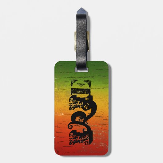 Irie bagagelabel (Achterkant verticaal)