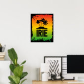 IRIE Jamaica Patwah Chill OUt Relax Tropische Kuns Poster (Thuiskantoor)