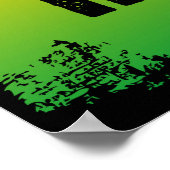 IRIE Jamaica Patwah Chill OUt Relax Tropische Kuns Poster (Hoek)