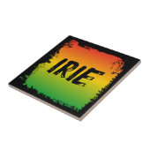 IRIE Jamaicaanse Rasta Caribisch eiland Keuken Tegeltje (Zijkant)