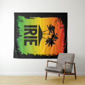 IRIE Jamaicaanse Rastafarian Groet Zonsondergang P Wandkleed (In Situ (horizontaal))