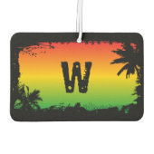 IRIE Jamaican Palm Trees Monogram Luchtverfrisser (Achterkant)