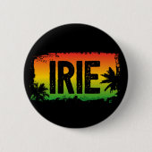 IRIE Jamaican Patwah Ronde Button 5,7 Cm (Voorkant)