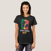 Irie Reggae thema Jamaicaans T-shirt (Voorkant volledig)