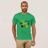 Irie Vibes Jamaica helemaal naar het Shirt (Voorkant volledig)