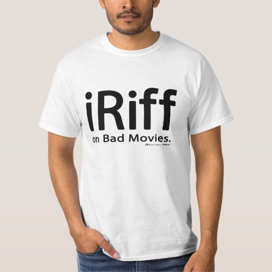 iRiff (over slechte films) T-shirt (Voorkant)