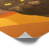 Irina de kat en het San Bernardino-gebergte Poster (Hoek)