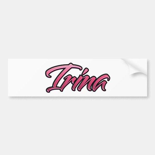 Irina fadroze Aufkleber Sticker (Voorkant)