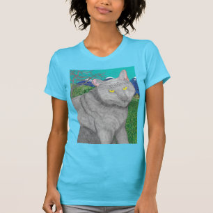 Irina The Cat en het Uitzicht van het Shirt van de