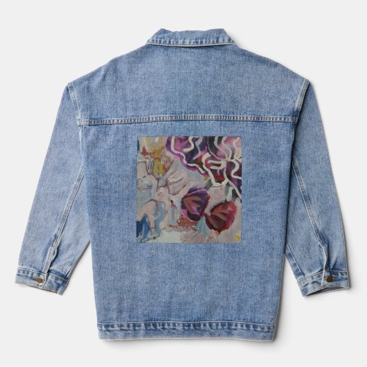 irinakrom-ontwerp denim jacket (Achterkant)