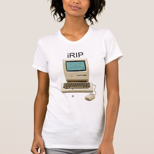 iRIP Steve Tribute Dames Shirt (Voorkant)