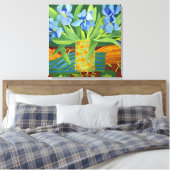 Iris 2014 canvas afdruk (Insitu (Slaapkamer))