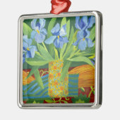 Iris 2014 metalen ornament (Links)