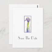 Iris 2-briefkaart briefkaart (Voorkant / Achterkant)