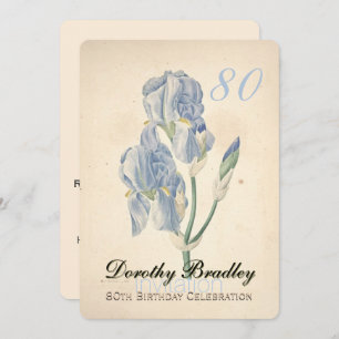  Iris 80e Verjaardagsviering Uitnodiging
