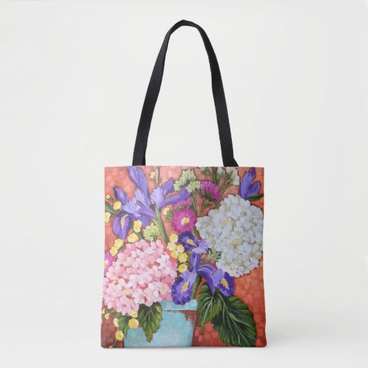 "Iris and Friends Fine Art Floral Canvas tas (Voorkant)