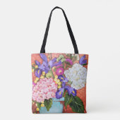 "Iris and Friends Fine Art Floral Canvas tas (Achterkant)