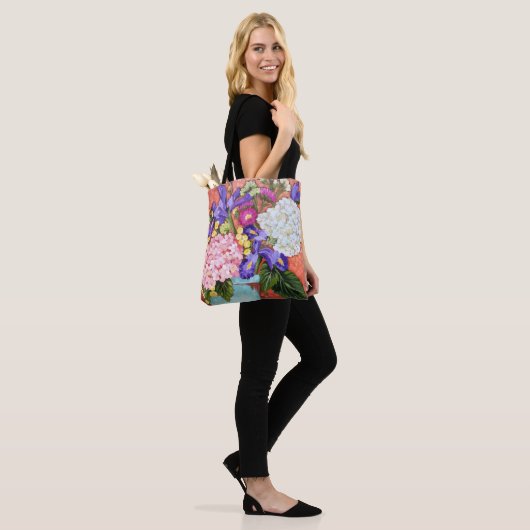 "Iris and Friends Fine Art Floral Canvas tas (Op model)